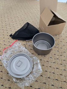 tytanium cup with lid 600ml