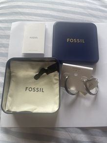 Hoops ear rings Fossil