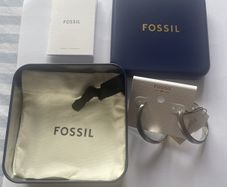 Hoops ear rings Fossil
