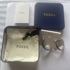 Hoops ear rings Fossil