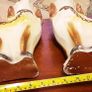 pair of vintage chalk mantle dog's, Image 3