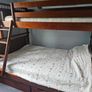 Solid wood Triple bunk bed with Storage Image 2
