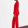 Fab Zara Bloggers Insta Famous Red Tuxedo Suit Co Ord Blazer and Trousers Image 7