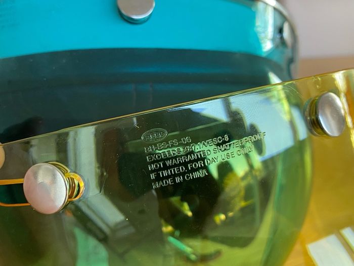 Bell Custom 500 helmet XL with two visors