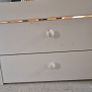 White Single Bed w/ Drawers Image 9