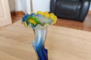 Vintage Art Glass Vase 19cm 380g