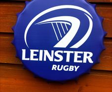 leinster rugby metal wall bottle cap