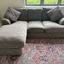Grey L shaped sofa Image 2