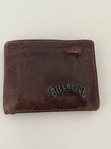 original billabong leather wallet