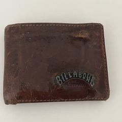 original billabong leather wallet