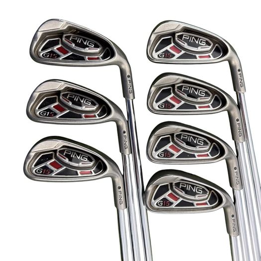 Ping G15 Irons / 4-Pw / Awt Regular / Black Dot
