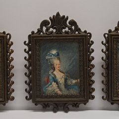 Vintage dollhouse picture frames