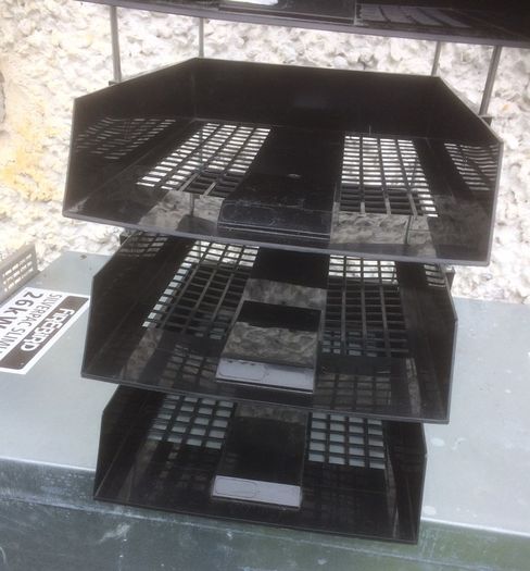 4 tier office document tray