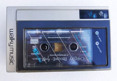 Vintage 1870s  Walky Music AM-FM stereo cassette player, works well