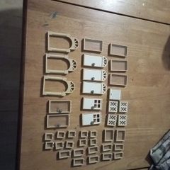 lego door window tan bundle