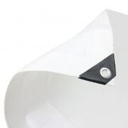 heavy duty white 200gsm tarpaulins