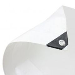 heavy duty white 200gsm tarpaulins