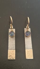 Sterling Silver & Gold Earrings