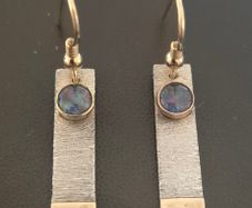 Sterling Silver & Gold Earrings