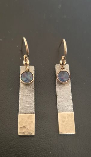 Sterling Silver & Gold Earrings