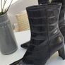 TOPSHOP Leather croc print boots Sz 42 (8 to 8.5UK) - Bnwt Rrp 120 Image 4
