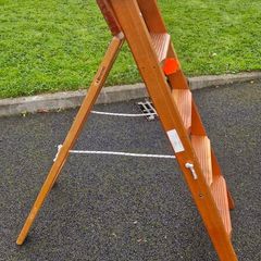 Wooden step ladder