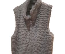 Fuzzy grey gillet, vest