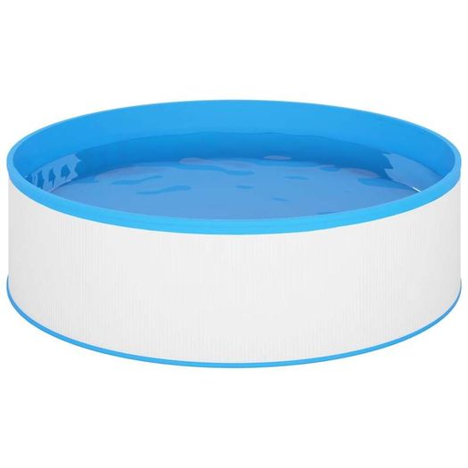 Splasher Pool with 4-Step Ladder 350x90 cm White