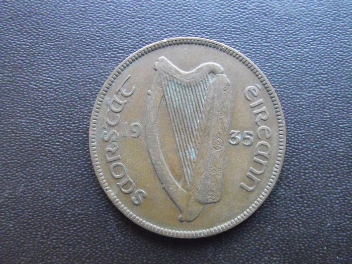1935 Irish Free State. One Penny.
