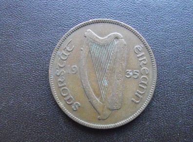 1935 Irish Free State. One Penny.