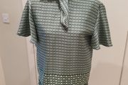 Zara geometric silky feel top uk10 bnwt