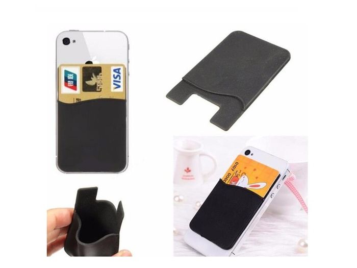 Ultra Slim Self Adhesive Credit Card Holder for Samsung iPhone Nokia