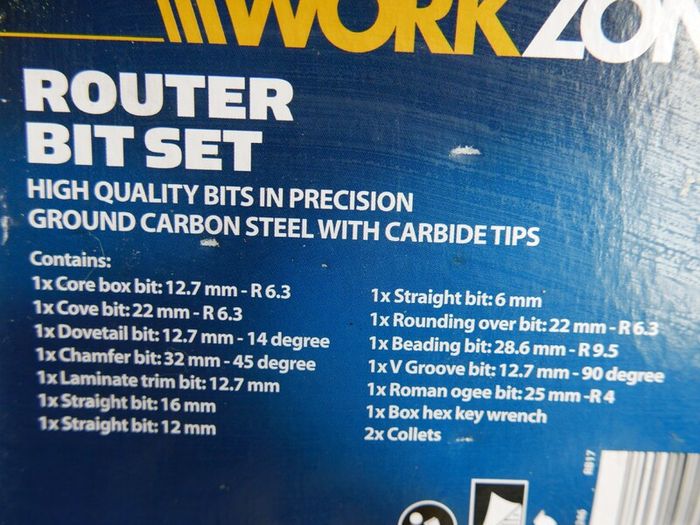 ROUTER 11-Piece Router Bit Set