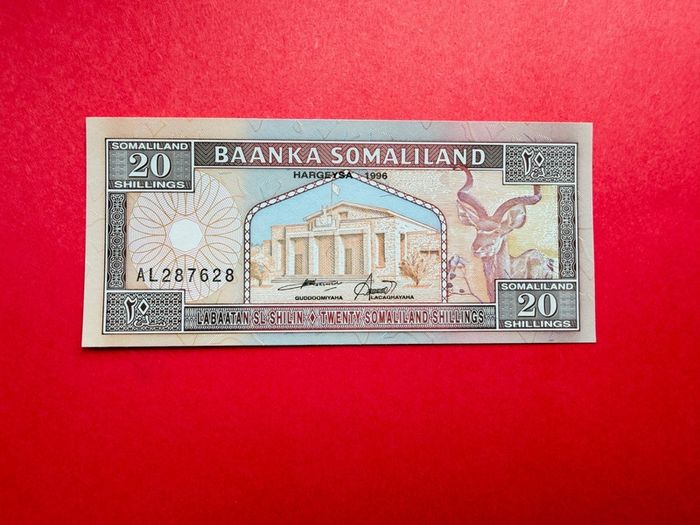 Somaliland  20  Shillings. 1996  Pick 3b  Unc