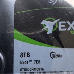 Seagate Exos 7E8, 8TB, Enterprise Internal Hard Drive, SAS, 3.5"