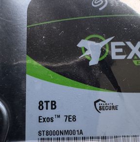 Seagate Exos 7E8, 8TB, Enterprise Internal Hard Drive, SAS, 3.5"