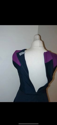Diva Catwalk Navy blue purple cocktail dress