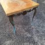 Vintage metal coffee table in need of restoration Image 3