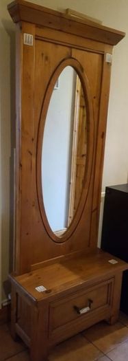 Tall mirror large drawer