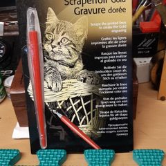 Scrape foil gold kit new