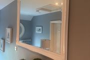 Large white mirror