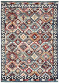 large kilim effect rug 240 x 330cm