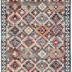 large kilim effect rug 240 x 330cm