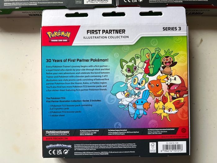 Pokemon First Partner Illustration Collection Complete Series 1 2 3 NEW