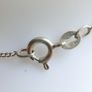 Vintage Sterling Silver Long Pendant Necklace (L20" - 4,18g) Image 8