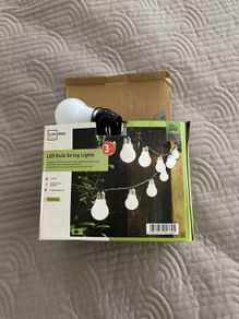 BNWT LED Bulb String Lights