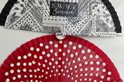 Two Folding Hand Fans