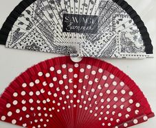 Two Folding Hand Fans