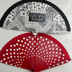 Two Folding Hand Fans