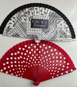Two Folding Hand Fans